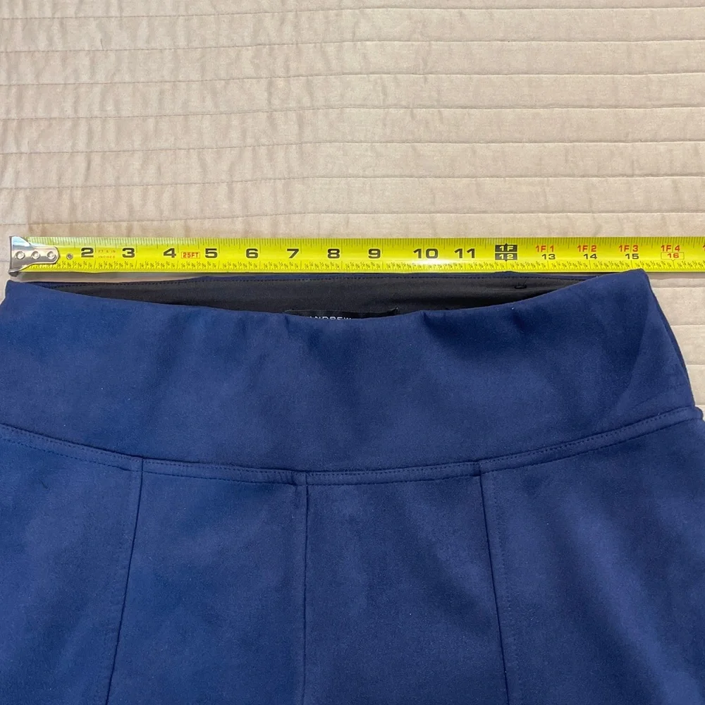 Andrew Marc WOMENS BLUE STRETCH PANTS SIZE M/M ANKLE